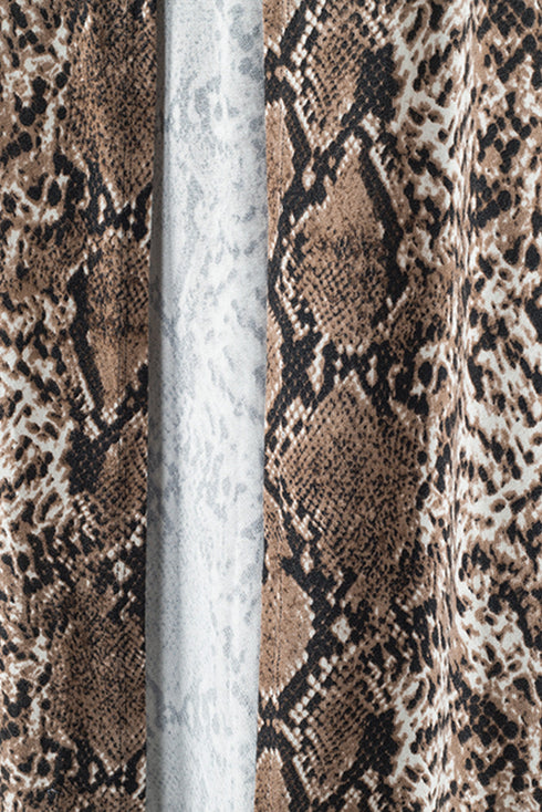 Print Colorblock Long Cardigan